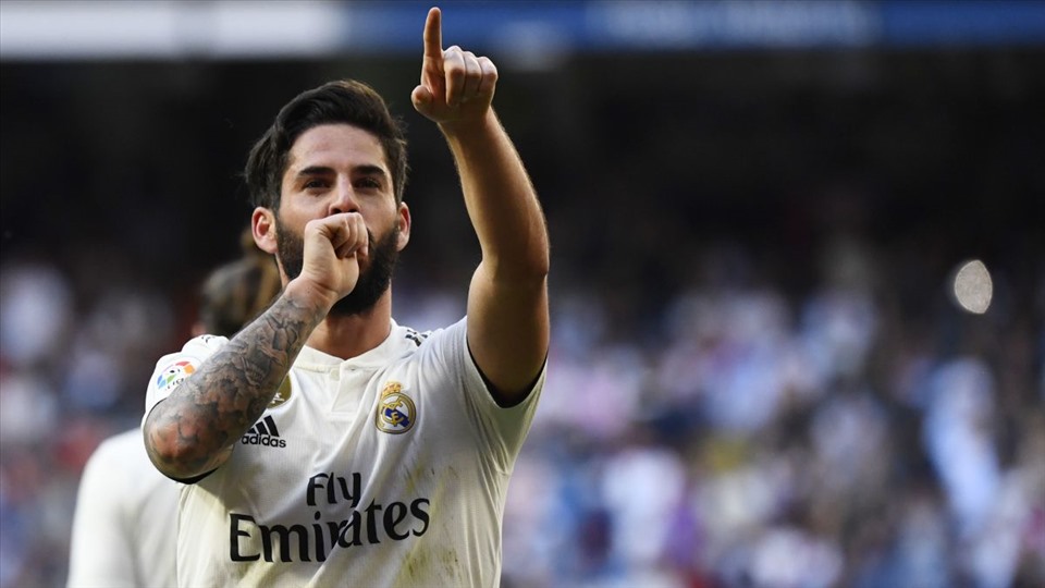 Isco đã thông báo về việc chia tay Real Madrid mùa hè này. Ảnh: AFP.