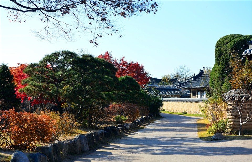 Andong Hahoe Village đã được bảo tồn và giữ nguyên kiến trúc làng dưới thời Joseon. Đó là những gia trang, lớp học, trường dạy nho giáo; kiến trúc nhà cửa và cấu trúc làng mạc truyền thống và cả những ngôi nhà tranh mái lá truyền thống của người dân.