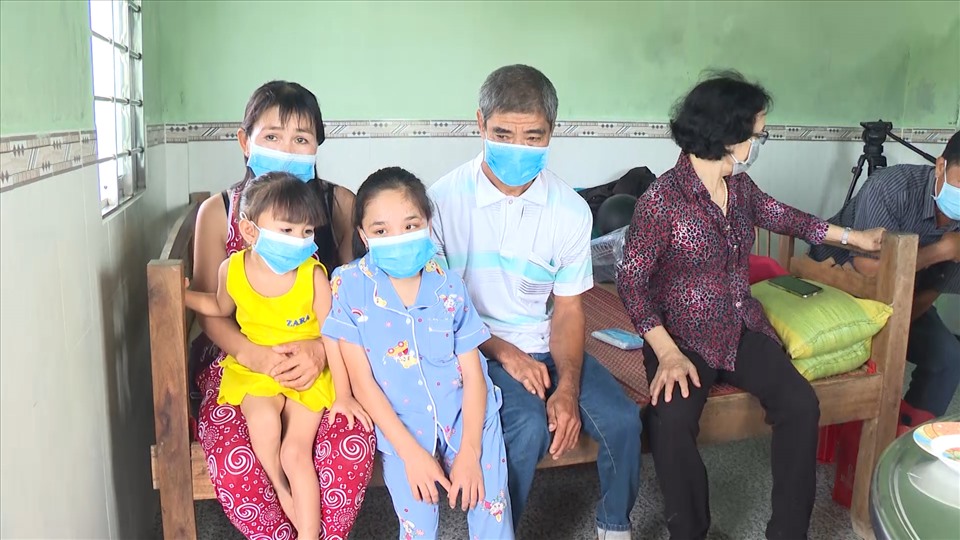 Gia đình nạn nhân da cam Huỳnh Thị Lan có 3 người nhiễm chất độc hóa học da cam