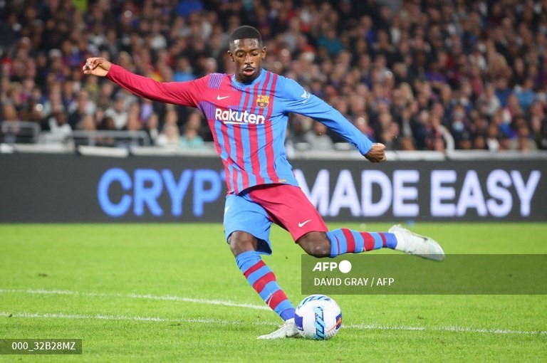 Dembele có thể gia nhập Chelsea nếu rời Barcelona. Ảnh: AFP