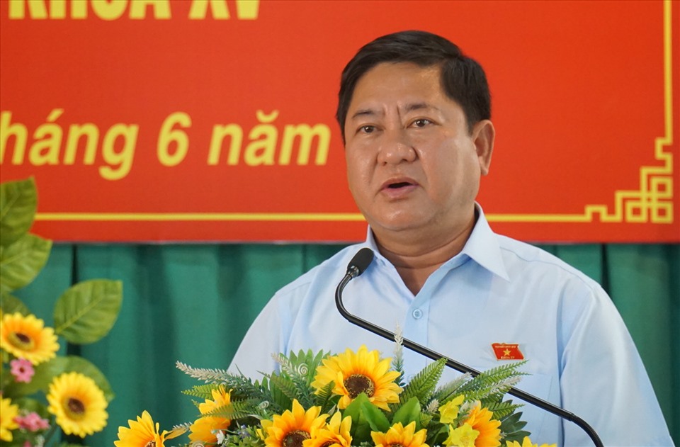 Ông Trần Quốc Nam - Chủ tịch UBND tỉnh, Trưởng Đoàn ĐBQH đơn vị tỉnh Ninh Thuận.