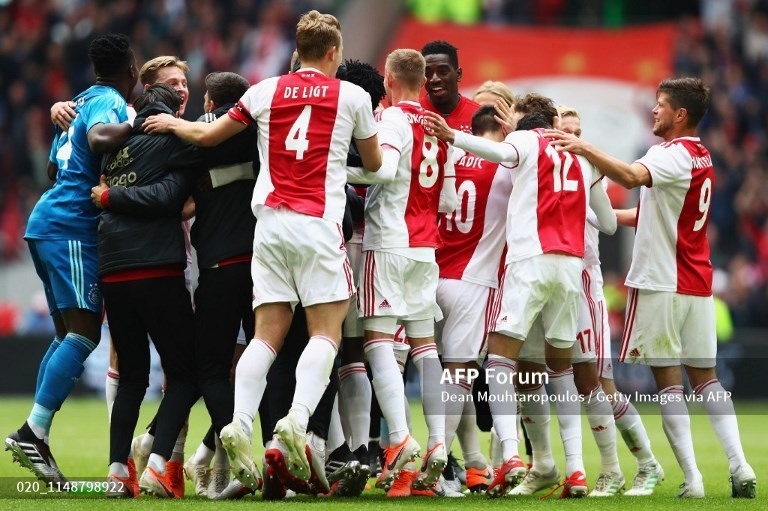 Sau mùa giải 2018-19 thành công, Ajax để nhiều trụ cột ra đi.  Ảnh: AFP