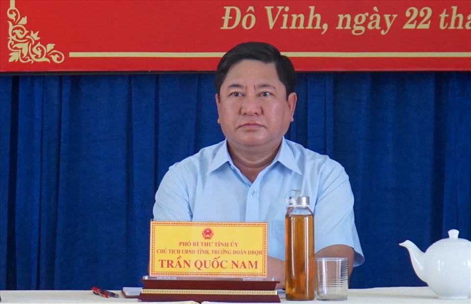 Ông Trần Quốc Nam - Phó Bí thư Tỉnh ủy, Chủ tịch UBND tỉnh, Trưởng Đoàn ĐBQH đơn vị tỉnh Ninh Thuận.