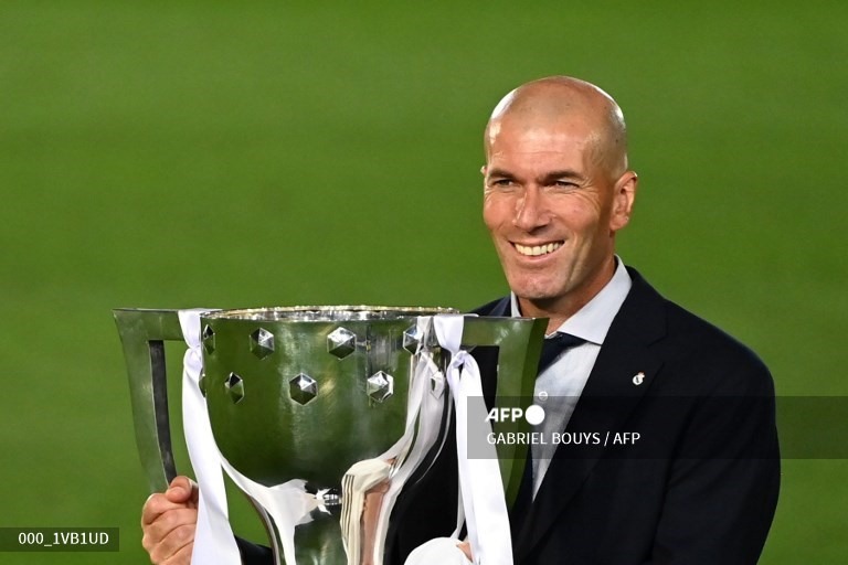 Zidane gặt hái nhiều thành công trên cương vị huấn luyện viên ở Real.  Ảnh: AFP
