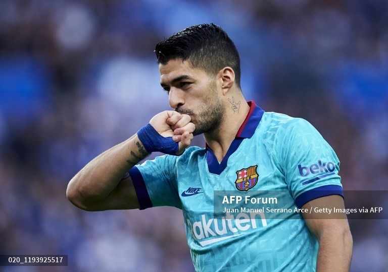 Suarez từng thi đấu rất hay trong màu áo Barcelona.  Ảnh: AFP