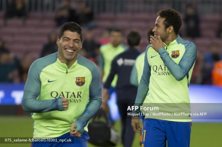 Cơ hội nào để Suarez và Neymar tái hợp với nhau tại Barcelona.  Ảnh: AFP