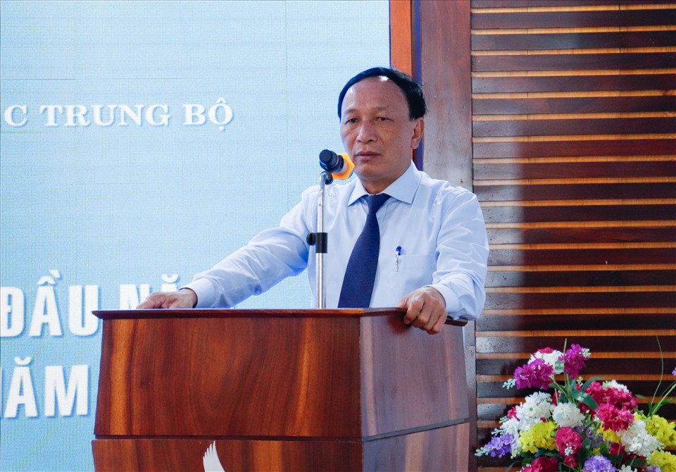 Ông Trần Hải Châu - Phó Bí thư TT Tỉnh ủy, Chủ tịch HĐND tỉnh Quảng Bình phát biểu tại hội nghị. Ảnh: Đức Tuấn