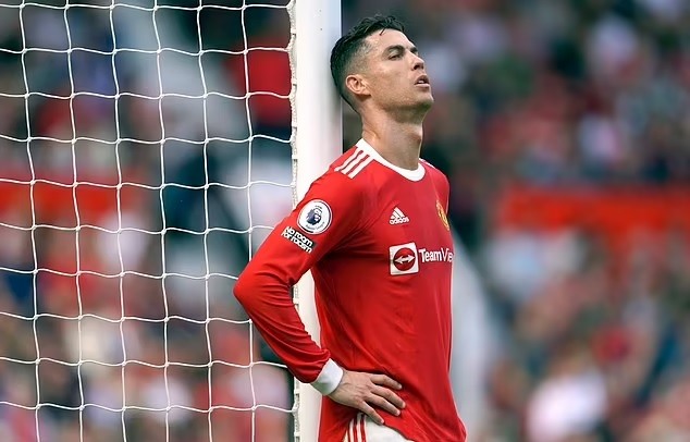 Ronaldo thất vọng trong một trận đấu mùa vừa rồi. Ảnh: AFP