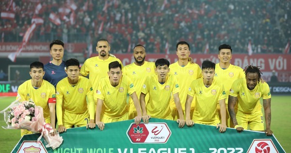 Câu lạc bộ Nam Định được treo thưởng lớn trước trận tiếp đón Hà Nội. Ảnh: VPF