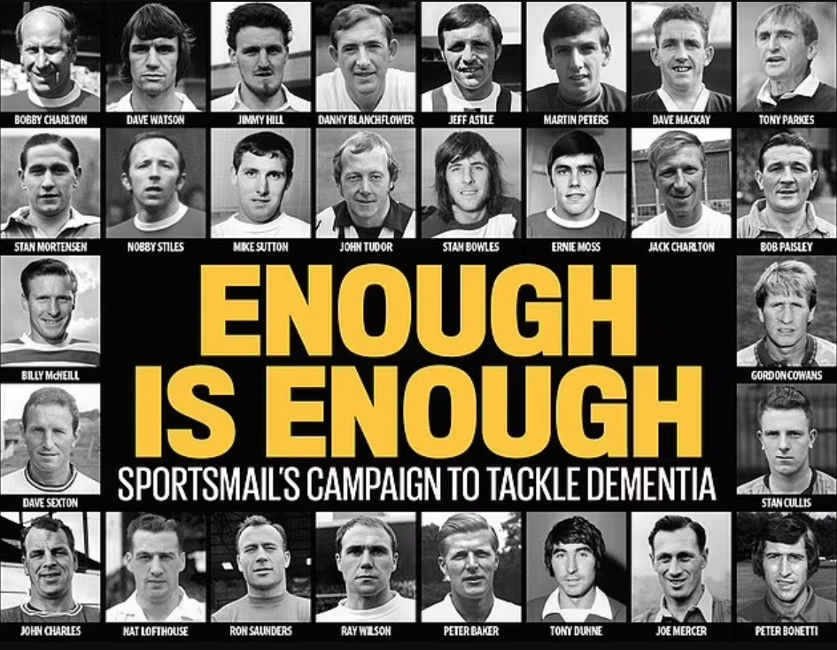 Tờ Sportmail đã tiến hành chiến dịch chống lại chứng mất trí nhớ từ tháng 11 năm ngoái và nhận được sự ủng hộ. Ảnh: Daily Mail