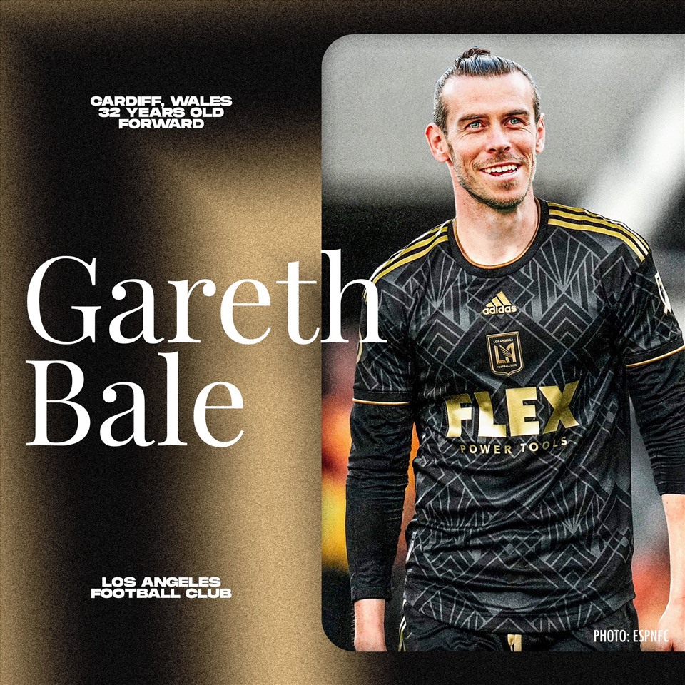Los Angeles FC chào mừng Gareth Bale. Ảnh: Twitter