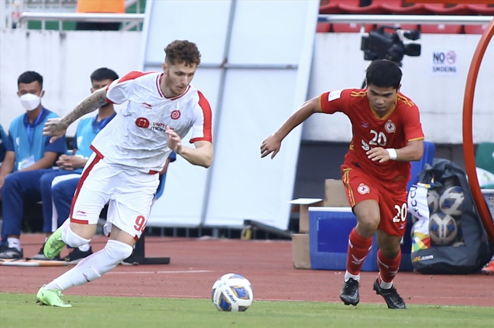 Viettel FC toàn thắng sau 2 trận đấu đầu tiên tại vòng bảng AFC Cup 2022. Ảnh: H.A