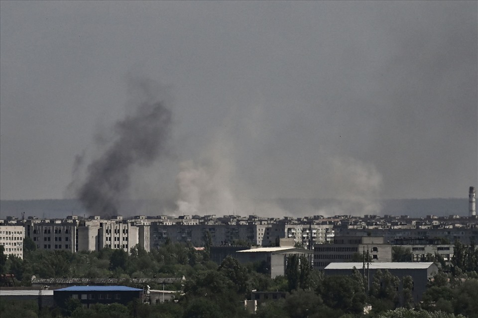 Giao tranh ở Donbass, miền Đông Ukraina. Ảnh: AFP