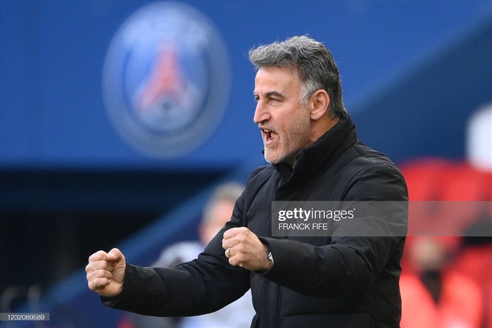 Galtier từng 3 lần giành giải huấn luyện viên xuất sắc nhất Ligue 1 vào các năm 2013, 2019 và 2021. Ảnh: Getty