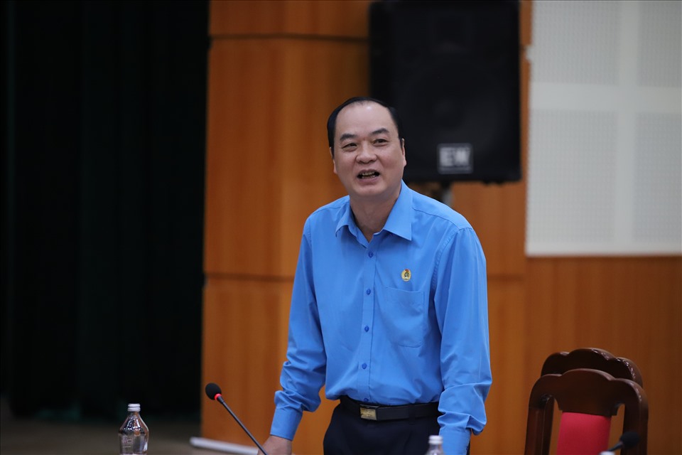 Ông Ngô Đức Tuấn - Phó Bí thư Thường trực Đảng uỷ Tổng Liên đoàn Lao động Việt Nam.