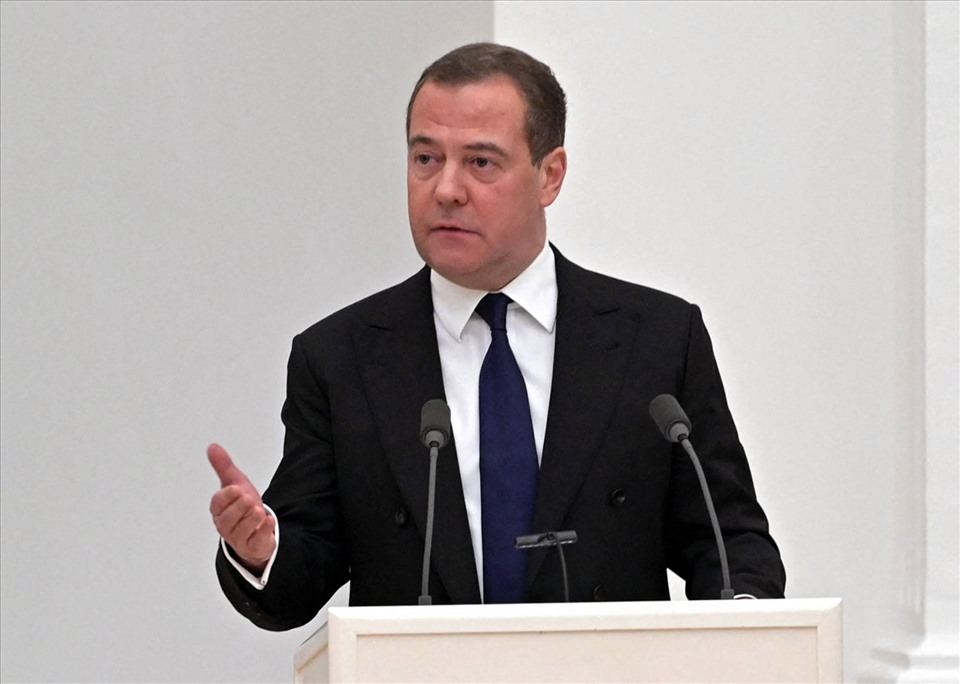 Phó Chủ tịch Hội đồng An ninh Nga Dmitry Medvedev. Ảnh: AFP