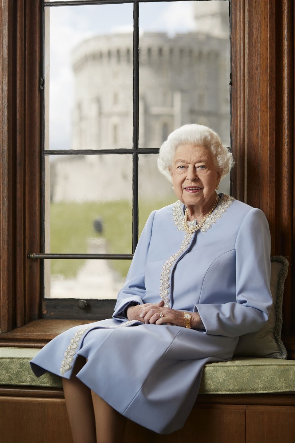 Bức chân dung chính thức của Nữ hoàng Anh Elizabeth II. Ảnh: Hoàng gia Anh