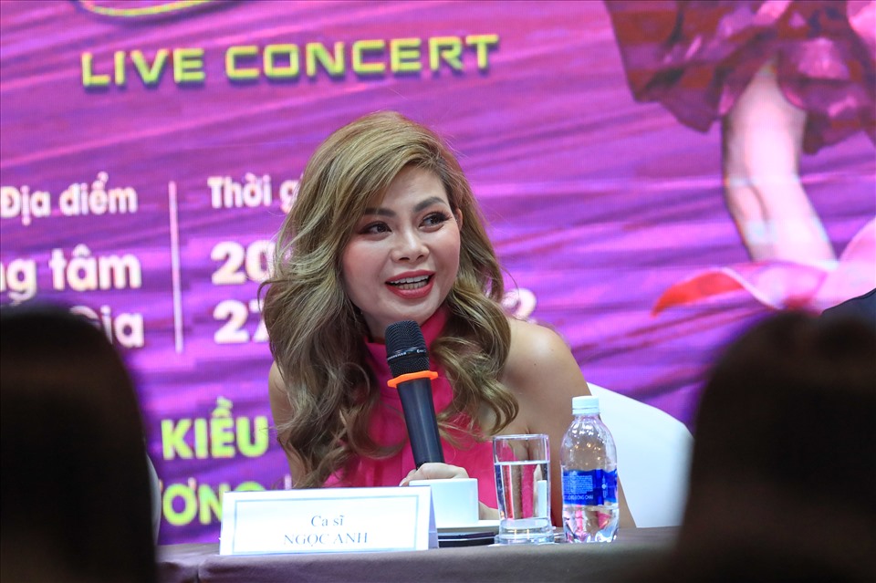 Từ năm 2019, Ngọc Anh thường xuyên về Việt Nam tổ chức đêm nhạc để phục vụ khán giả quê nhà. Ảnh: Hoài Thu.