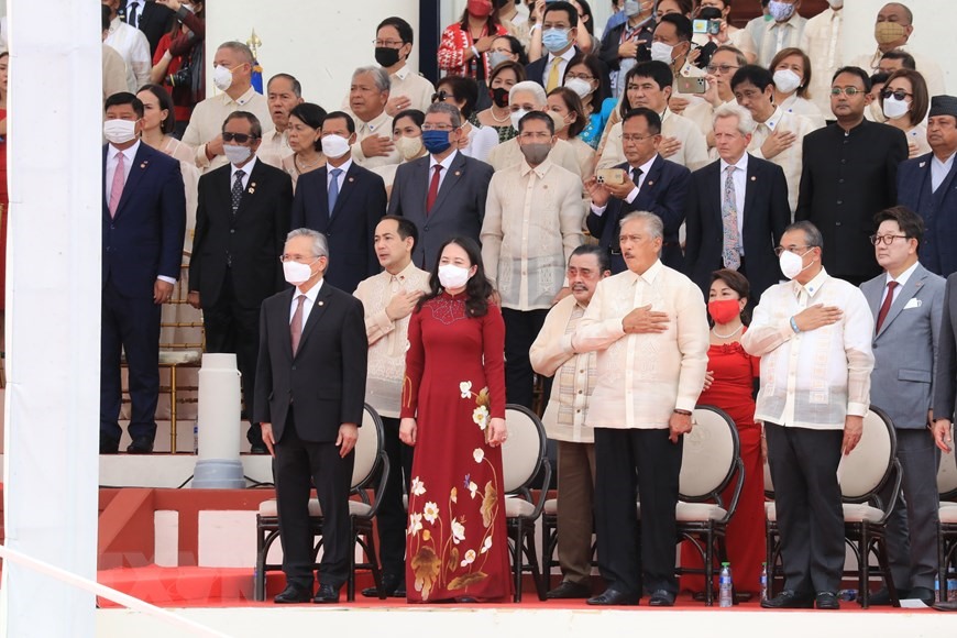 Phó Chủ tịch nước Võ Thị Ánh Xuân dự Lễ nhậm chức của Tổng thống Philippines Ferdinand Marcos Jr. Ảnh: TTXVN