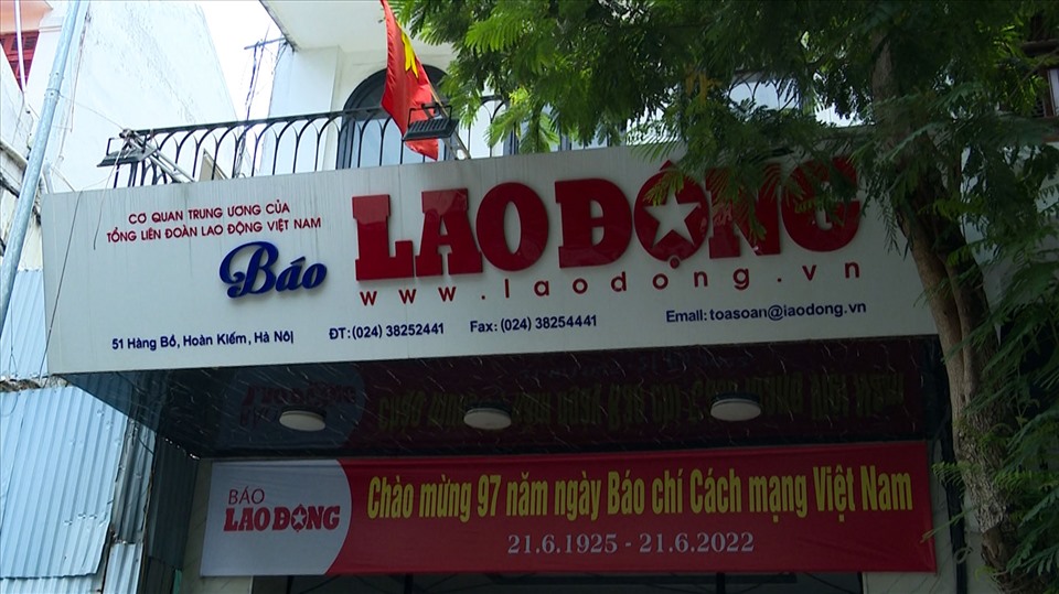 Tờ trình của UBND TP Hà Nội về hiện trạng trụ sở Báo Lao Động tại 51 Hàng Bồ không đúng với thực tế. Ảnh: Tùng Giang.