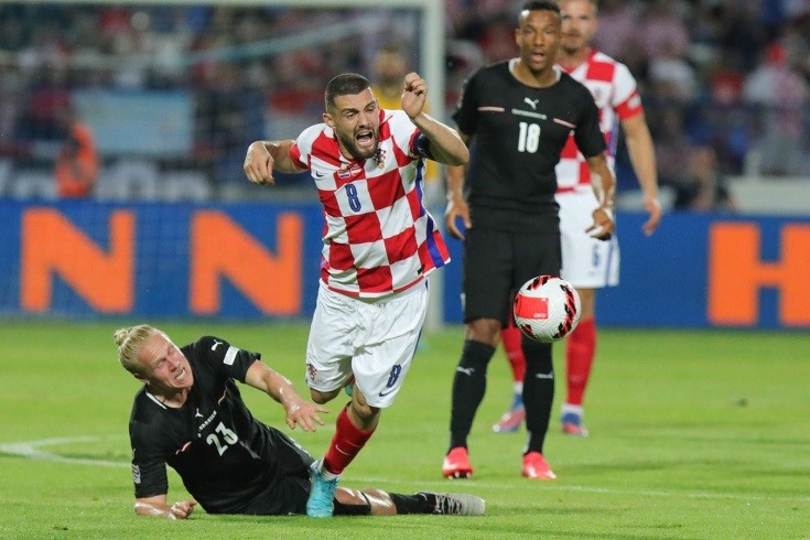 Croatia, á quân thế giới, cũng thất bại nặng nề trên sân nhà. Ảnh: UEFA