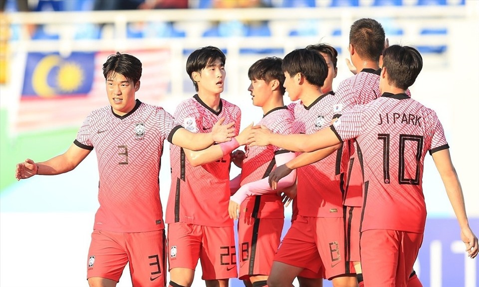 Sức mạnh của U23 Hàn Quốc đã được bộc lộ, nhưng cách chơi dâng cao đội hình của họ vẫn có thể bị đối phương khai thác. Ảnh: AFC