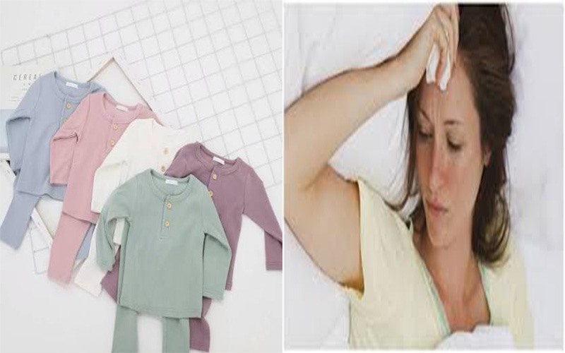 Lựa chọn đồ ngủ thích hợp: Việc lựa chọn một bộ đồ ngủ rất quan trọng. Khi ngủ bạn nên mặc quần áo rộng rãi, thoải mái và được làm bằng loại vải thấm hút tốt. Điều này giúp hạn chế việc ra mồ hôi vào ban đêm.