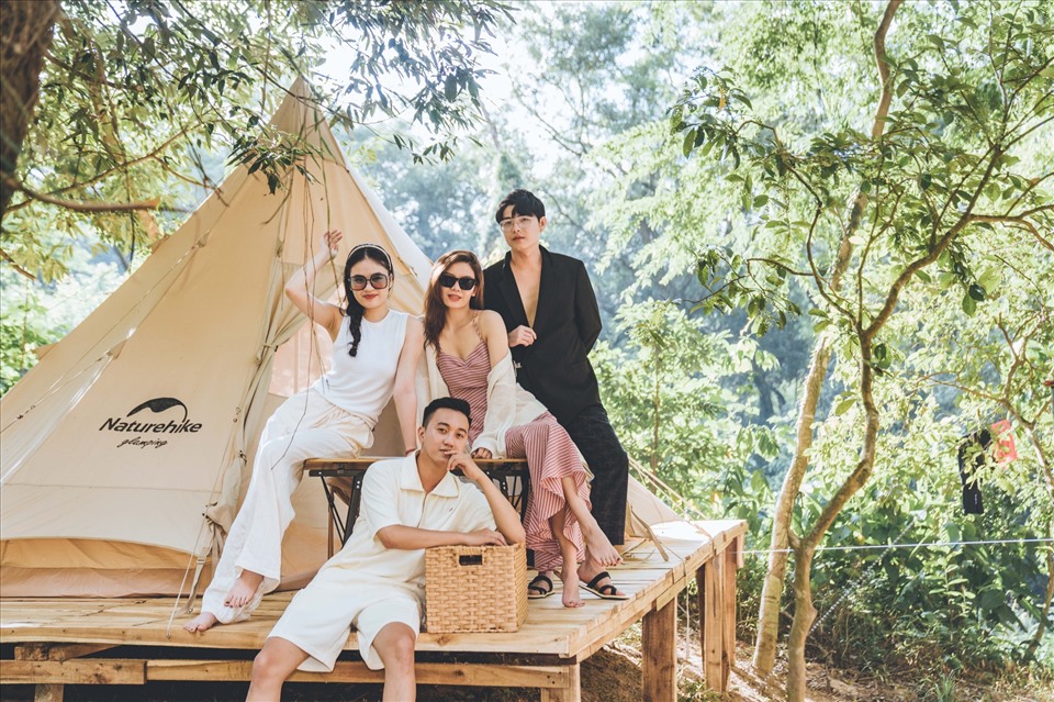 Quang cảnh nơi cắm trại.