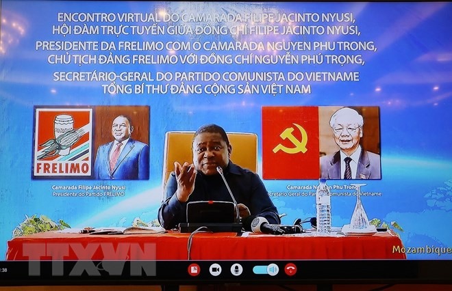 Tổng thống Filipe Jacinto Nyusi khẳng định, Việt Nam là ưu tiên trong chính sách đối ngoại hướng Đông của Mozambique. Ảnh: TTXVN
