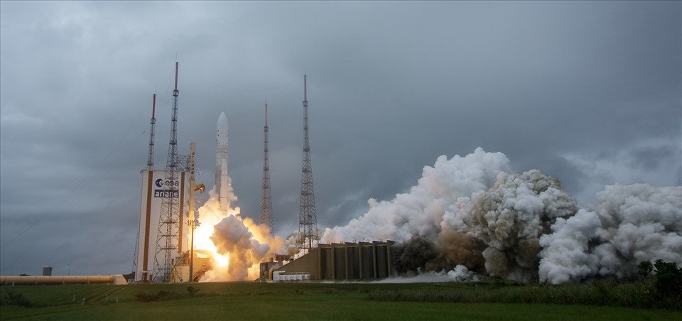 The James Webb Space Telescope launched from Earth last December.  Photo: NASA