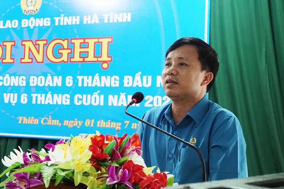 Ồng Nguyễn Văn Danh phát biểu tổng kết hội nghị. Ảnh: TT.