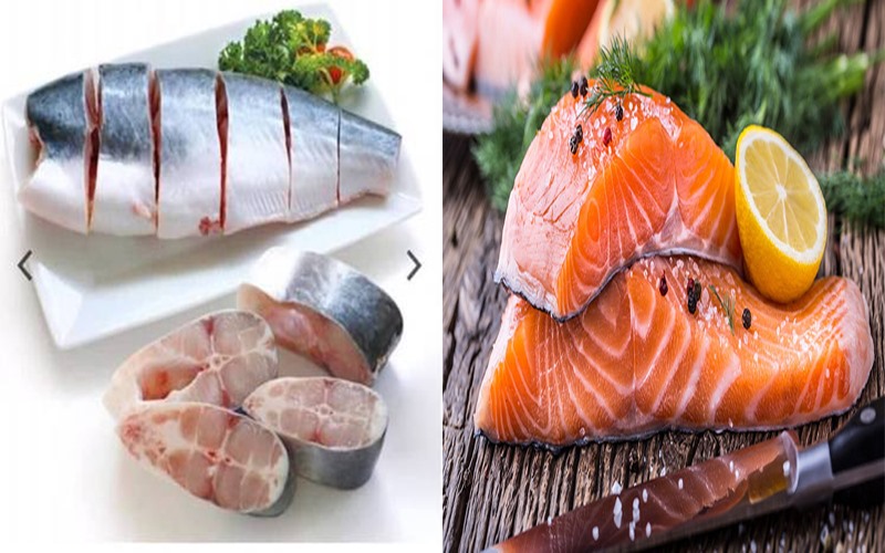 Cá: Ăn cá 3 lần một tuần có thể ngăn ngừa nguy cơ đột quỵ và cả bệnh Alzheimer. Ngoài ra, các nghiên cứu cho thấy hàm lượng axit béo omega-3 có trong cá béo giúp chống lại chứng viêm và hạn chế các tổn thương da khi tiếp xúc với ánh nắng mặt trời. Chính vì vậy ăn cá còn rất có lợi cho làn da của bạn.