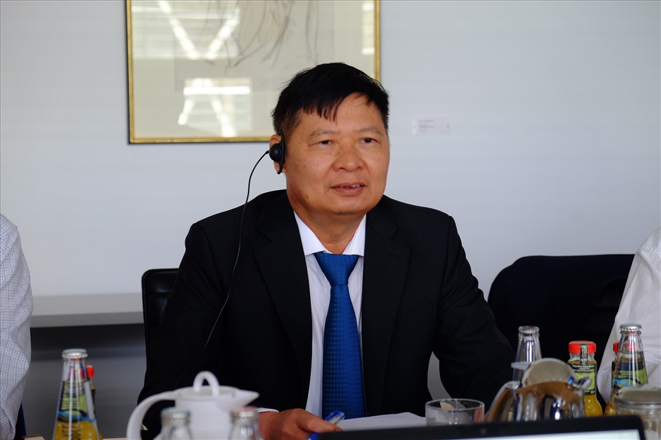 Phó Chủ tịch Phan Văn Anh tại buổi làm việc. Ảnh: ĐN