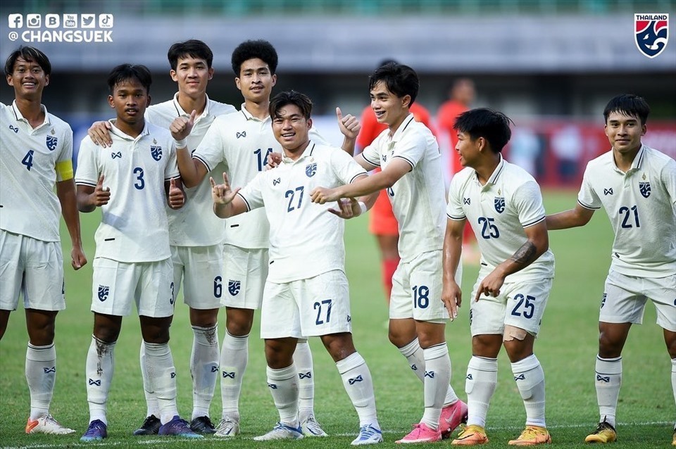 U19 Thái Lan tự tin sẽ đánh bại U19 Việt Nam ở trận đấu quyết định tối 10.7. Ảnh: FAT