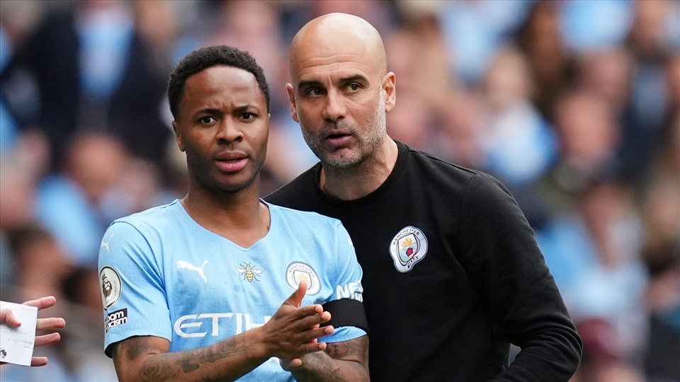 Sterling luôn được Pep coi trọng. Ảnh: AFP