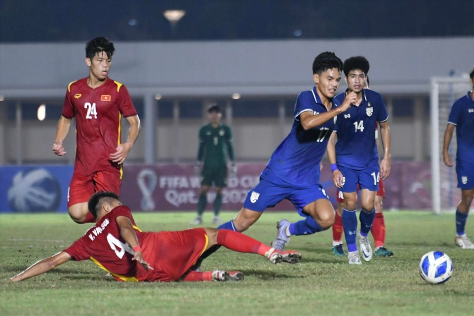 U19 Việt Nam đã có trận đấu “cửa dưới” trước U19 Thái Lan. Ảnh: Changsuek