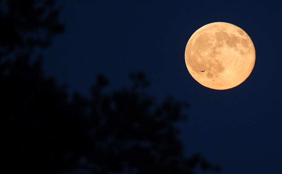 Siêu trăng năm 2015. Ảnh: NASA