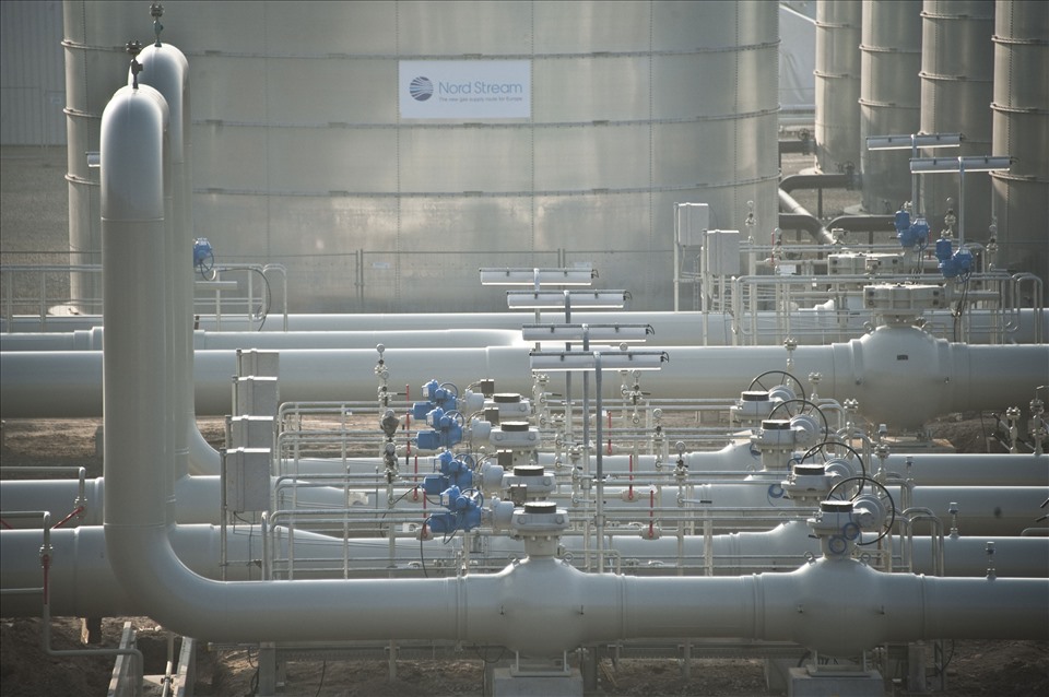 Đường ống dẫn khí Nord Stream chạy từ Nga sang Đức. Ảnh: AFP