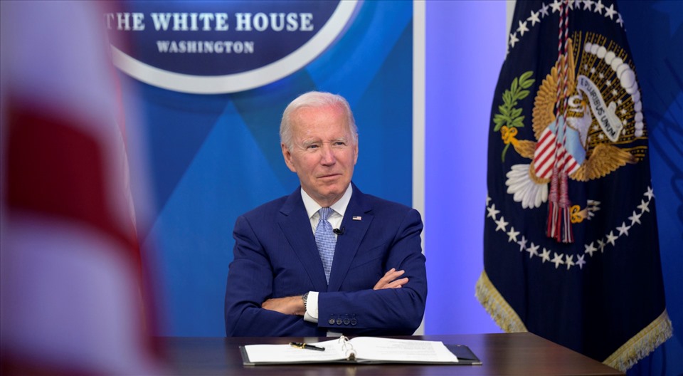 Tống thống Joe Bidenại Nhà Trắng ngày 11.7.2022.  : Nh: AFP