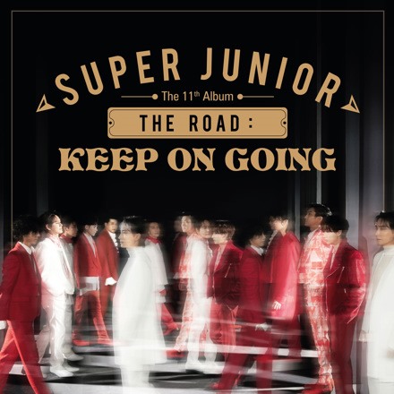 Album “The Road: Keep on Going” của Super Junior. Ảnh: SM Entertainment