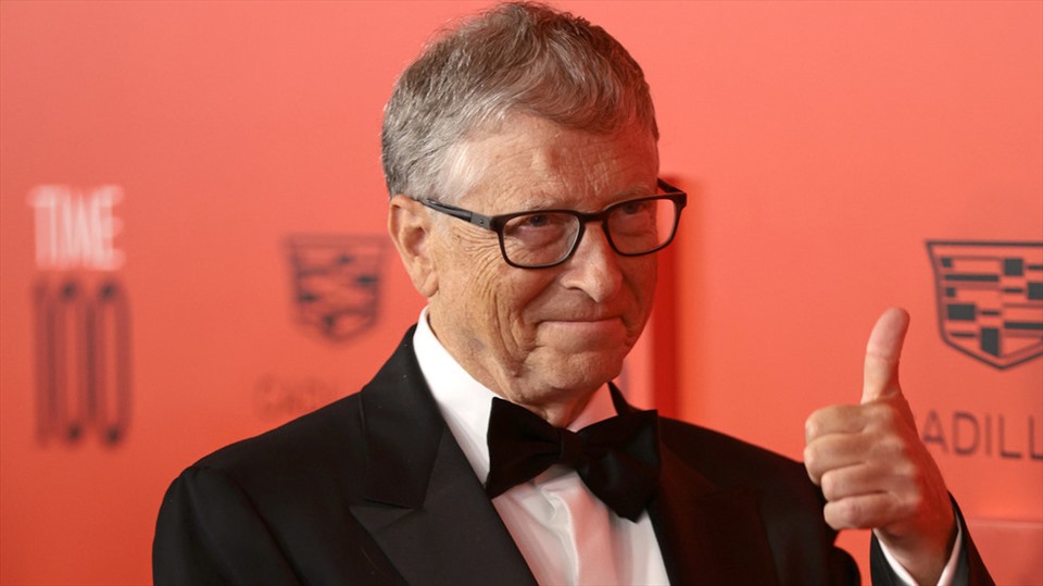 Bill Gates quyên góp 20 tỉ USD. Ảnh: AFP