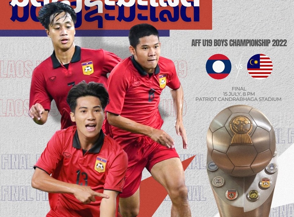 U19 Lào đang hướng đến danh hiệu vô địch lần đầu tiên trong lịch sử. Ảnh: LFF