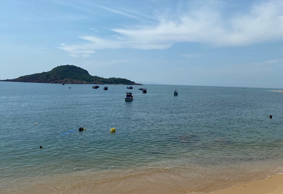 Một bãi biển tại tỉnh Bình Định.