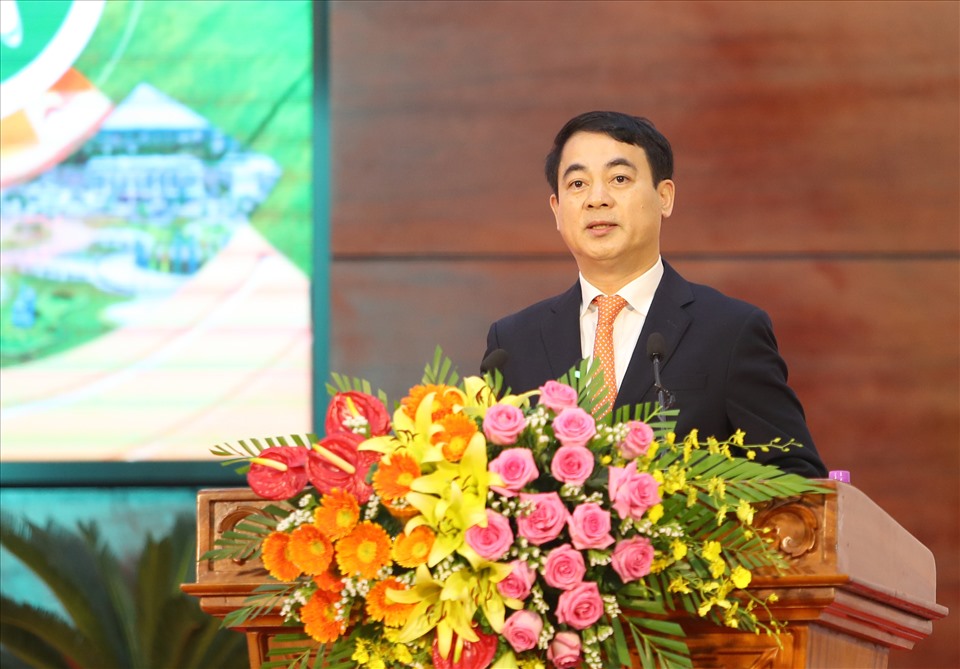 Bí thư Tỉnh ủy Hậu Giang Nghiêm Xuân Thành phát biểu tại Hội nghị Xúc tiến đầu tư