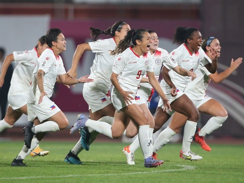 Tuyển nữ Philippines hướng đến mục tiêu lần đầu tiên vô địch AFF Cup nữ 2022. Ảnh: CMH