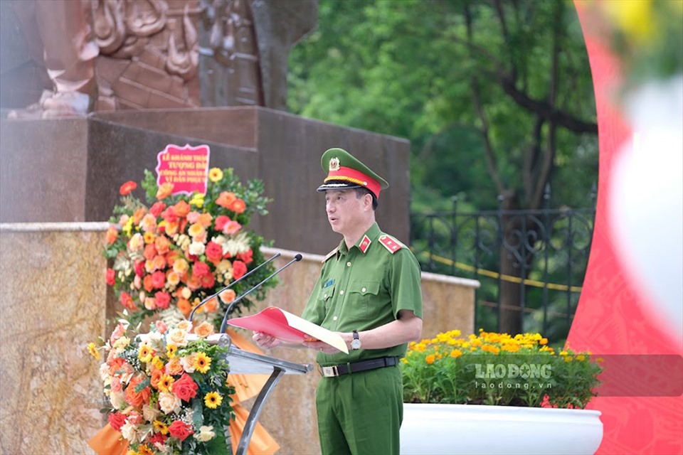 Thứ trưởng Nguyễn Duy Ngọc phát biểu tại Lễ khánh thành. Ảnh: Hải Nguyễn