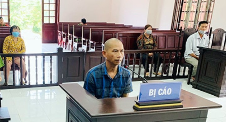 Bị cáo Dương Thanh Bình tại Tòa an Hậu Giang