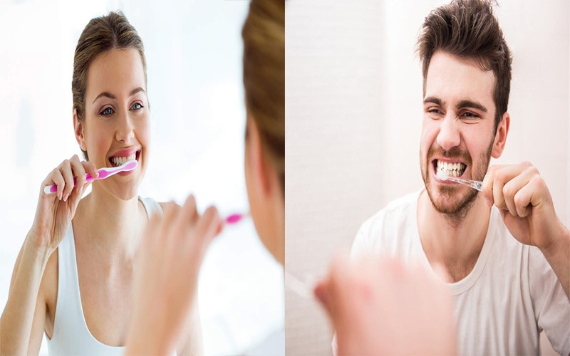 Đánh răng ngay sau khi ăn: Đánh răng ngay sau khi ăn sẽ làm tổn thương men răng, khiến răng yếu đi và rất dễ gây nên hiện tượng ê buốt . Không những vậy, nó còn khiến răng chúng ta dễ rụng hoặc nứt mẻ. Để bảo đảm an toàn và giúp răng chắc khỏe, bạn chỉ nên đánh răng sau bữa ăn 45 đến 60 phút. Lúc này men răng đã hoạt động ở trạng thái bình thường.