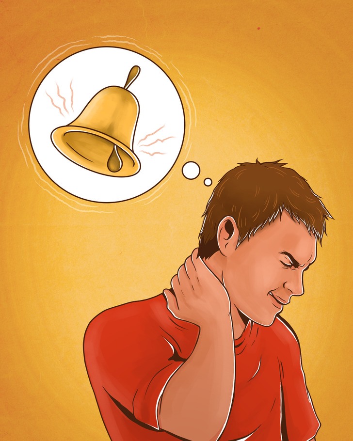 5. Nghe hoặc chuông bị bóp nghẹt: Triệu chứng này có thể không tồn tại trong những trường hợp nhẹ, nhưng trong những trường hợp nghiêm trọng hơn, thính giác của bạn có thể bị ảnh hưởng. Cụ thể, bạn sẽ có cảm giác mình không còn nghe rõ mọi thứ như trước đây hoặc bạn nhức tai như thể có tiếng chuông reo không ngừng sâu bên trong tai của mình. (Ảnh: Brightside)