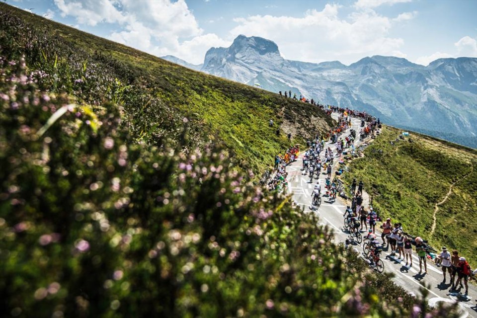 Từ Lourdes tới Hautacam là chặng leo núi cuối cùng của Tour de France 2022. Ảnh: Letour